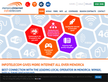 Tablet Screenshot of menorcainternet.com